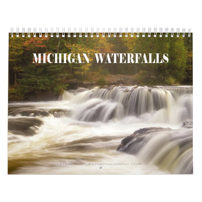 Calendario de cascadas de Michigan (Tapa)