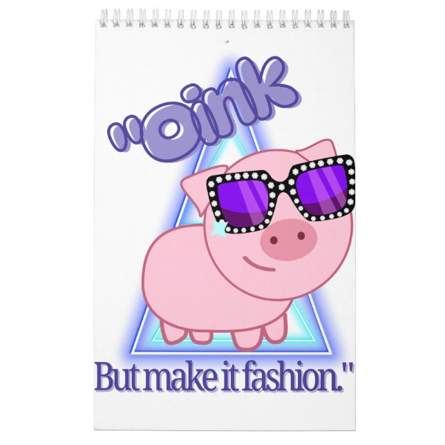 calendario de cerdito (Reverso)
