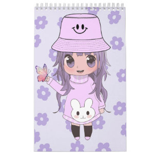 calendario de chica anime