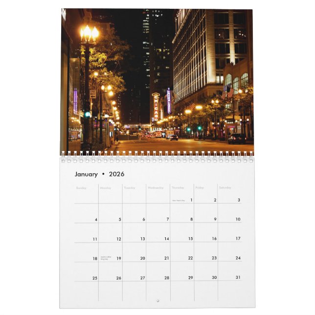 Calendario de Chicago 2015 (Jan 2026)