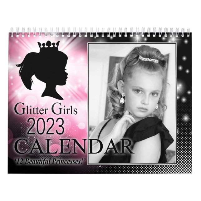 Calendario de Chicas de purpurinas 2023 (Tapa)