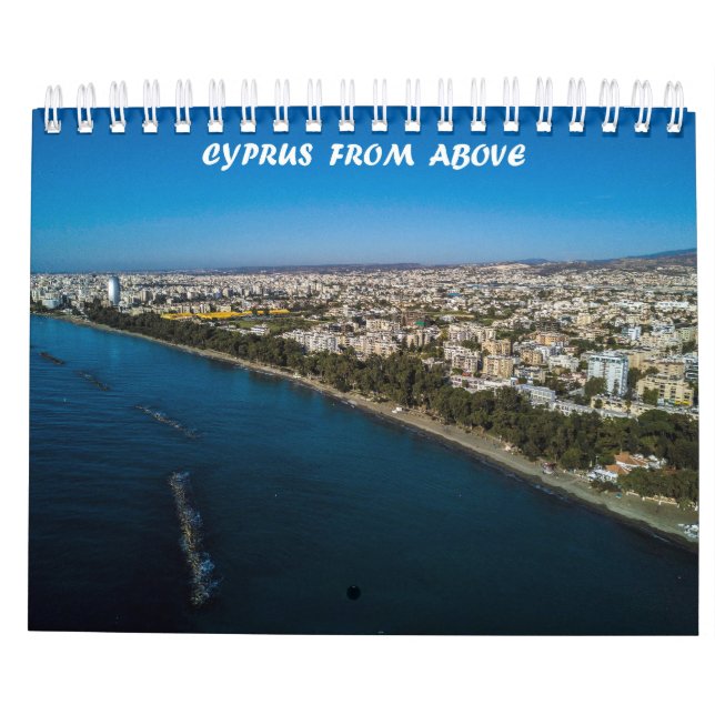 Calendario de Chipre desde el aire (Reverso)