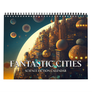 Calendario de ciencia ficción de ciudades fantásti