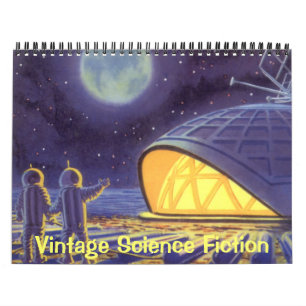 Calendario de ciencia ficción de Ilustracion vinta