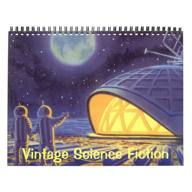 Calendario de ciencia ficción de Ilustracion vinta (Tapa)