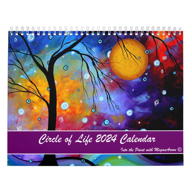 Calendario de Círculo de Vida de MeganAroon 2024 c (Tapa)