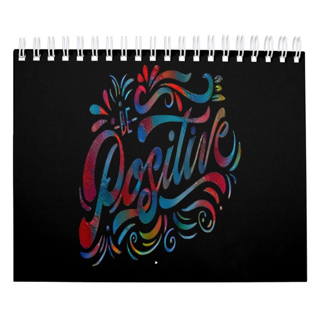 Calendario de cita de pensamiento positivo (Tapa)