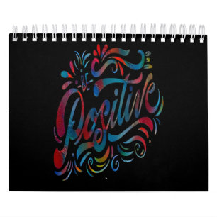 Calendario de cita de pensamiento positivo