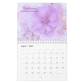 Calendario de citas de amor floral 2023
