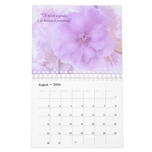 Calendario de citas de amor floral 2023 (Aug 2026)