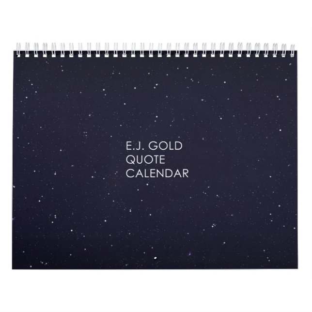Calendario de citas de E.J. Gold (Tapa)