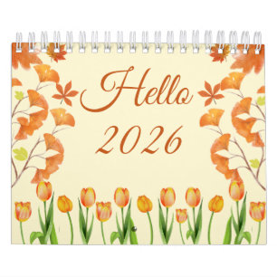 Calendario de citas elegante 2026