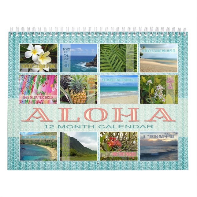 Calendario de citas/fotografía de Hawaii Aloha (Tapa)