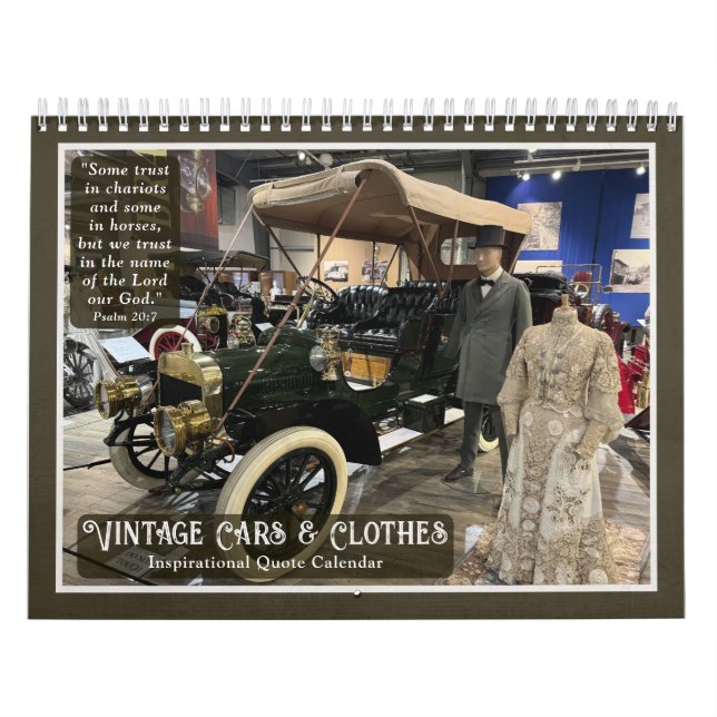 Calendario de citas fotográficas de coches clásico (Tapa)