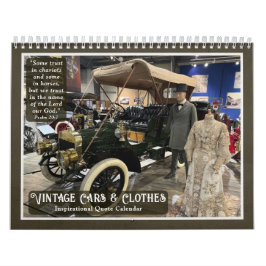 Calendario de citas fotográficas de coches clásico