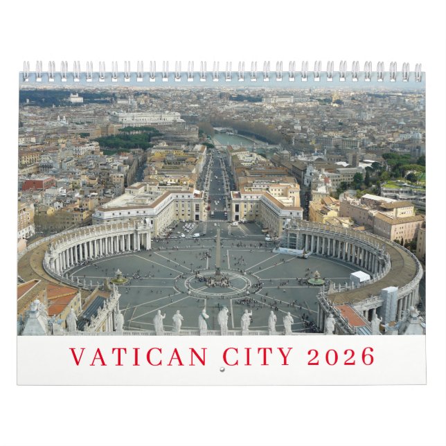 Calendario de Ciudad del Vaticano 2026 (Tapa)