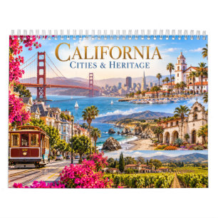 Calendario de Ciudades y Patrimonio de California