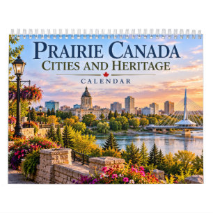 Calendario de ciudades y patrimonio de la pradera