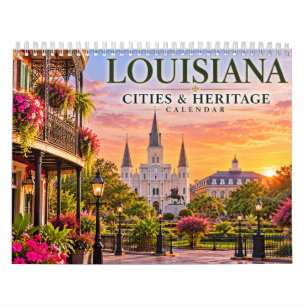 Calendario de Ciudades y Patrimonio de Luisiana