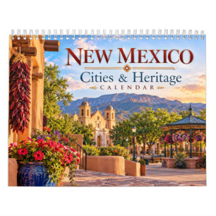 Calendario de Ciudades y Patrimonio de Nuevo Méxic