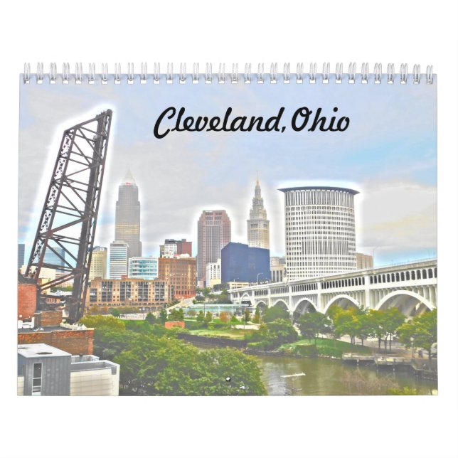 Calendario de Cleveland Ohio de los puntos (Tapa)