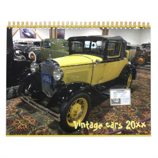 Calendario de coches de época