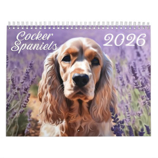 Calendario de Cocker Spaniels 2026