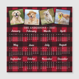 Calendario de Colaje de Fotos de Mascotas Personal