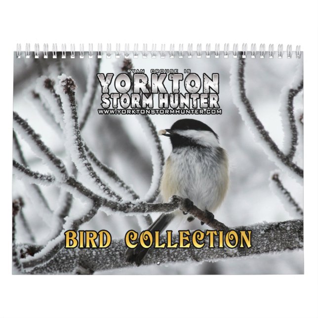 Calendario de colección de fotografías de aves (Tapa)