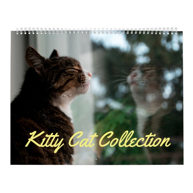Calendario de colección de gatos Kitty (grande) (Tapa)