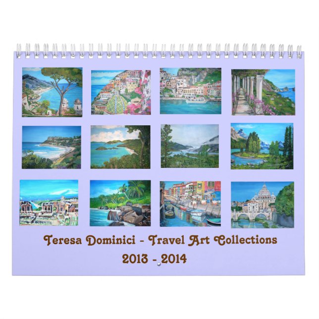 Calendario de colecciones de arte de viajes 2013-2 (Tapa)