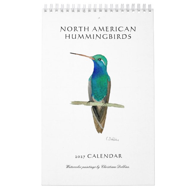 Calendario de Colibríes (Tapa)