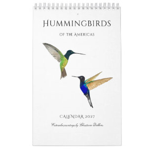 Calendario de Colibríes