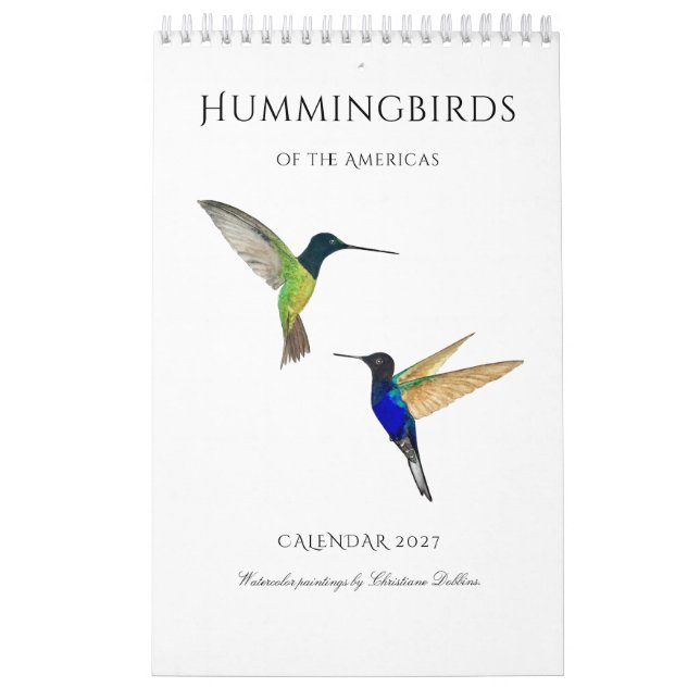 Calendario de Colibríes (Tapa)