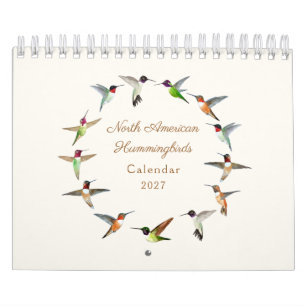 Calendario de Colibríes Norteamericanos