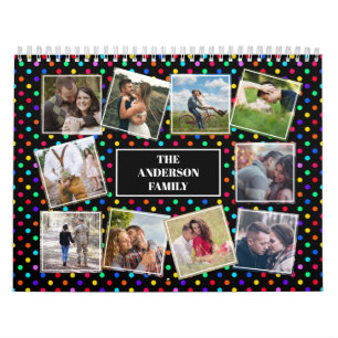 Calendario de Collage de fotos personalizado