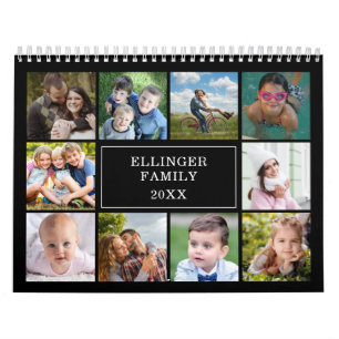Calendario de Collage de fotos personalizado