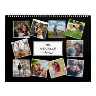 Calendario de Collage de fotos personalizado