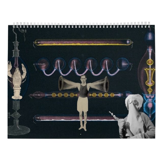 Calendario de Collage de misterio II de 2025 (Reverso)