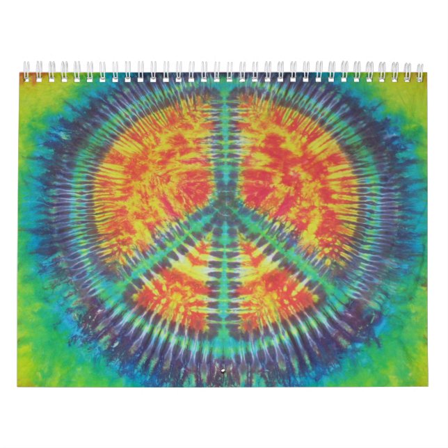 Calendario de color de signo de paz (Tapa)