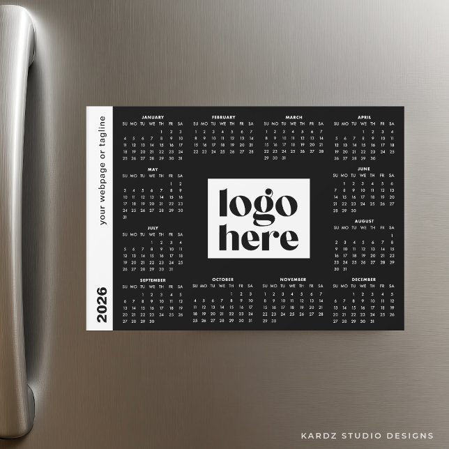 Calendario de color para Personalizados de marca c (Calendar shown in 5 x 7 inches. No minimum amount required.)