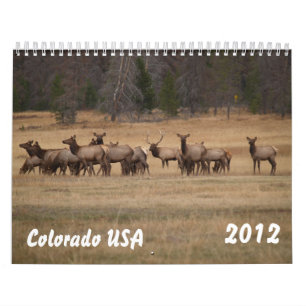 Calendario de Colorado USA