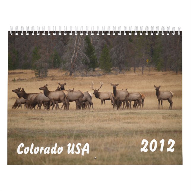 Calendario de Colorado USA (Tapa)