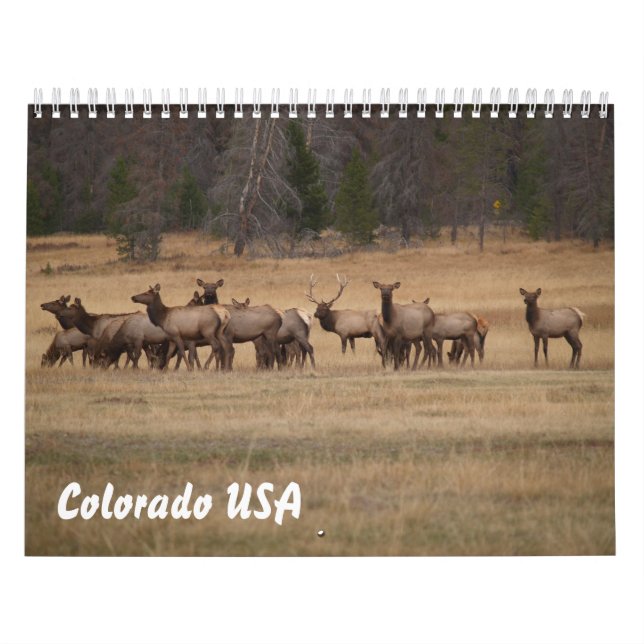 Calendario de Colorado USA (Tapa)