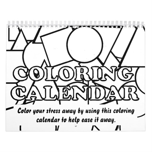 Calendario de coloreado (Tapa)