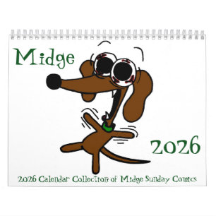 Calendario de 'Comics Dominales' de Midge 2026
