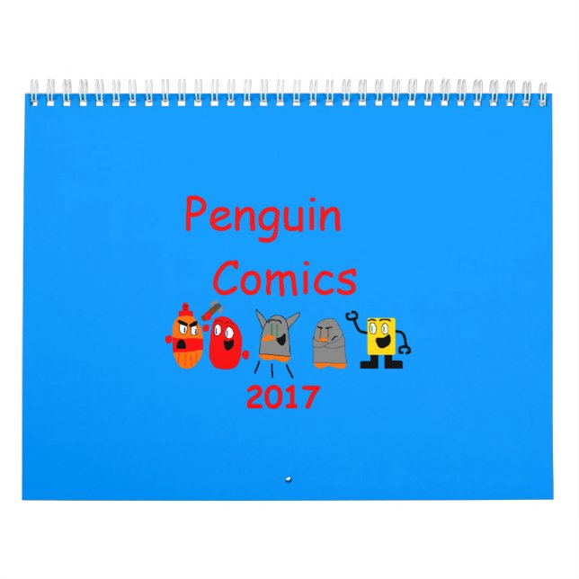 Calendario de Comics Pingüinos 2017 (Tapa)