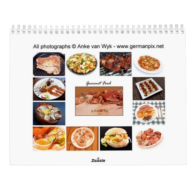 Calendario de comida gourmet (Reverso)