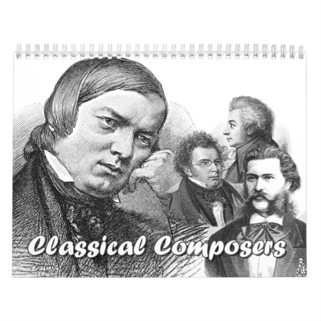 calendario de compositor, 12 Composers-12 (Tapa)