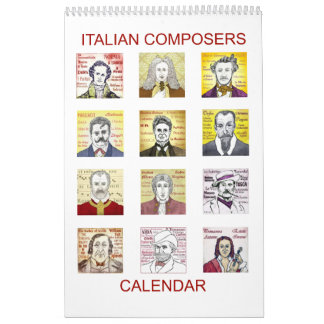 Calendario de compositores de Italia